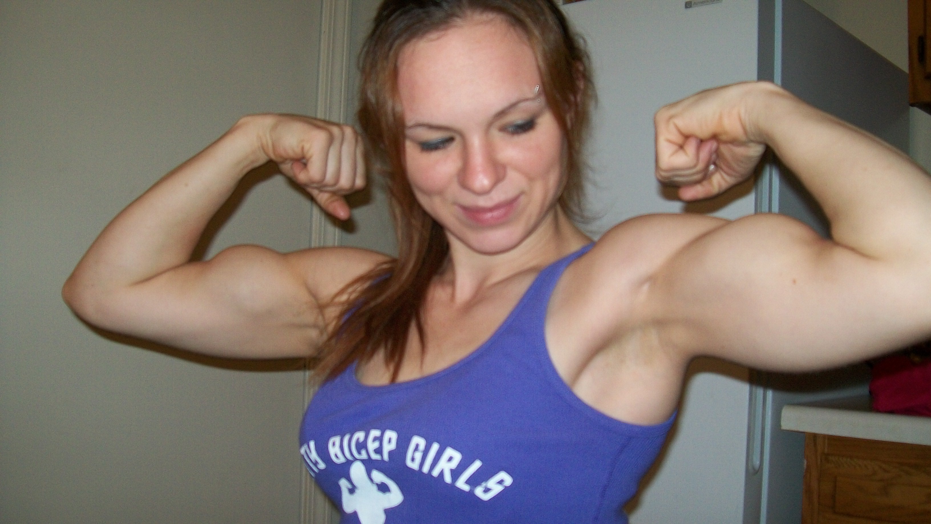 Girl with incredible biceps gives best adult free xxx pic