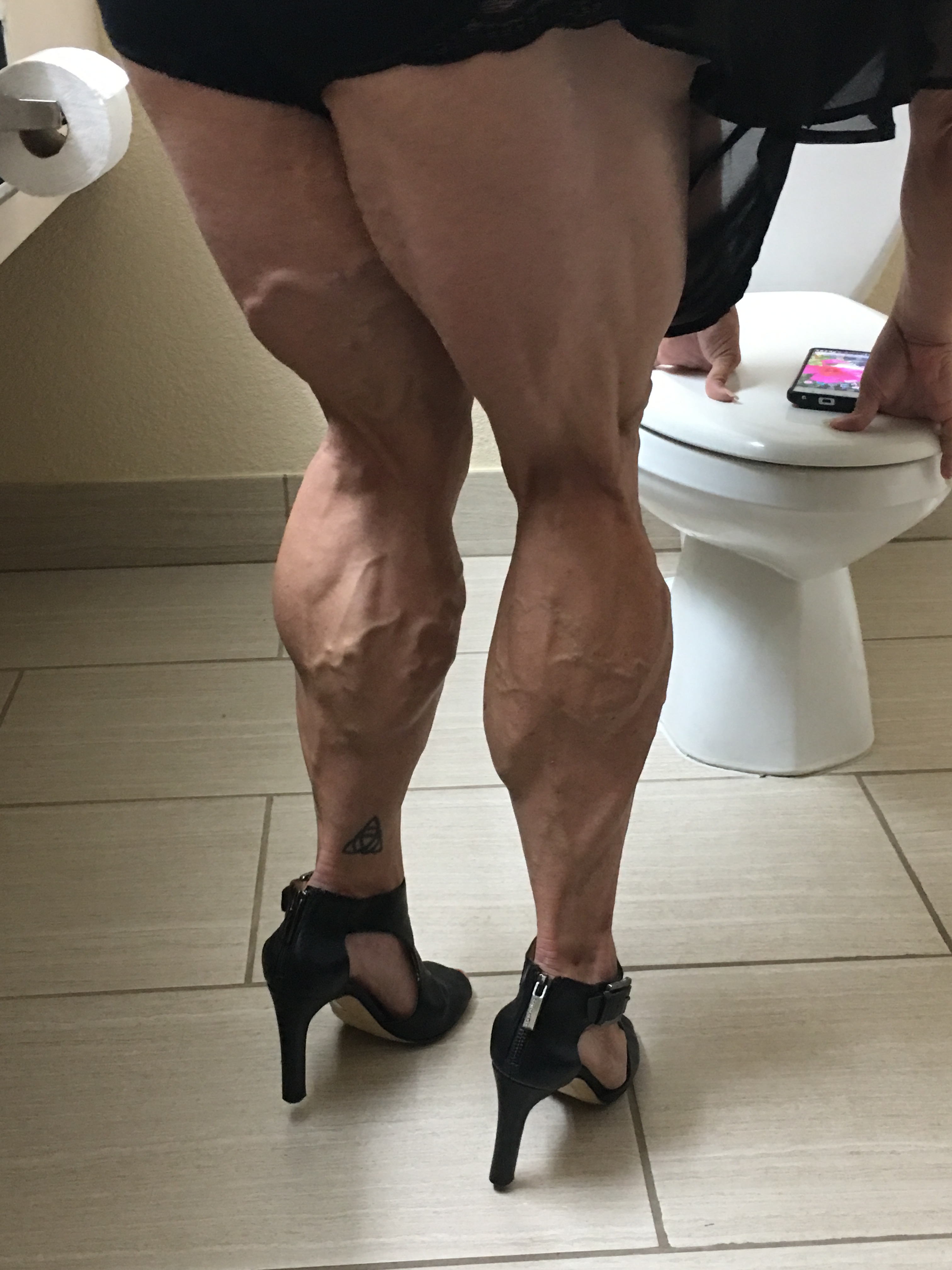 Yvette muscle legged pawg fucked
